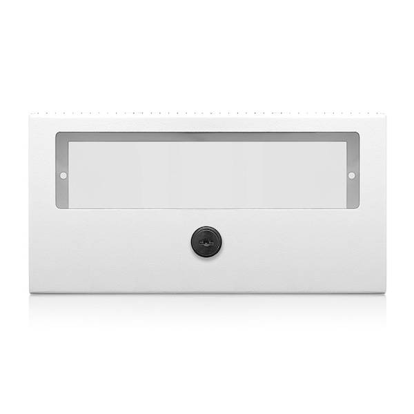 Electrical Box Cover, 2 Gangs, Rectangular, Steel